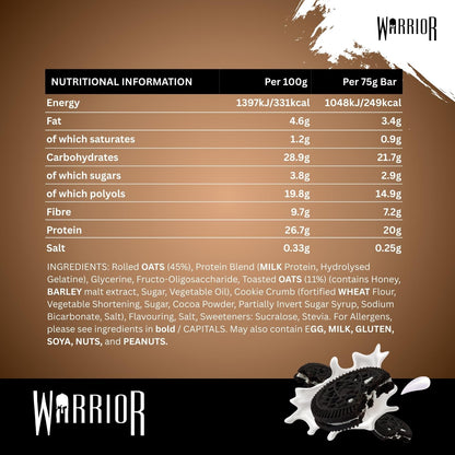 Warrior Raw Protein Bars