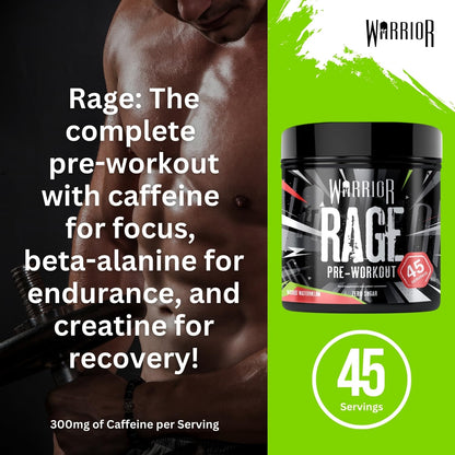 Warrior Rage Pre Workout Powder 392g