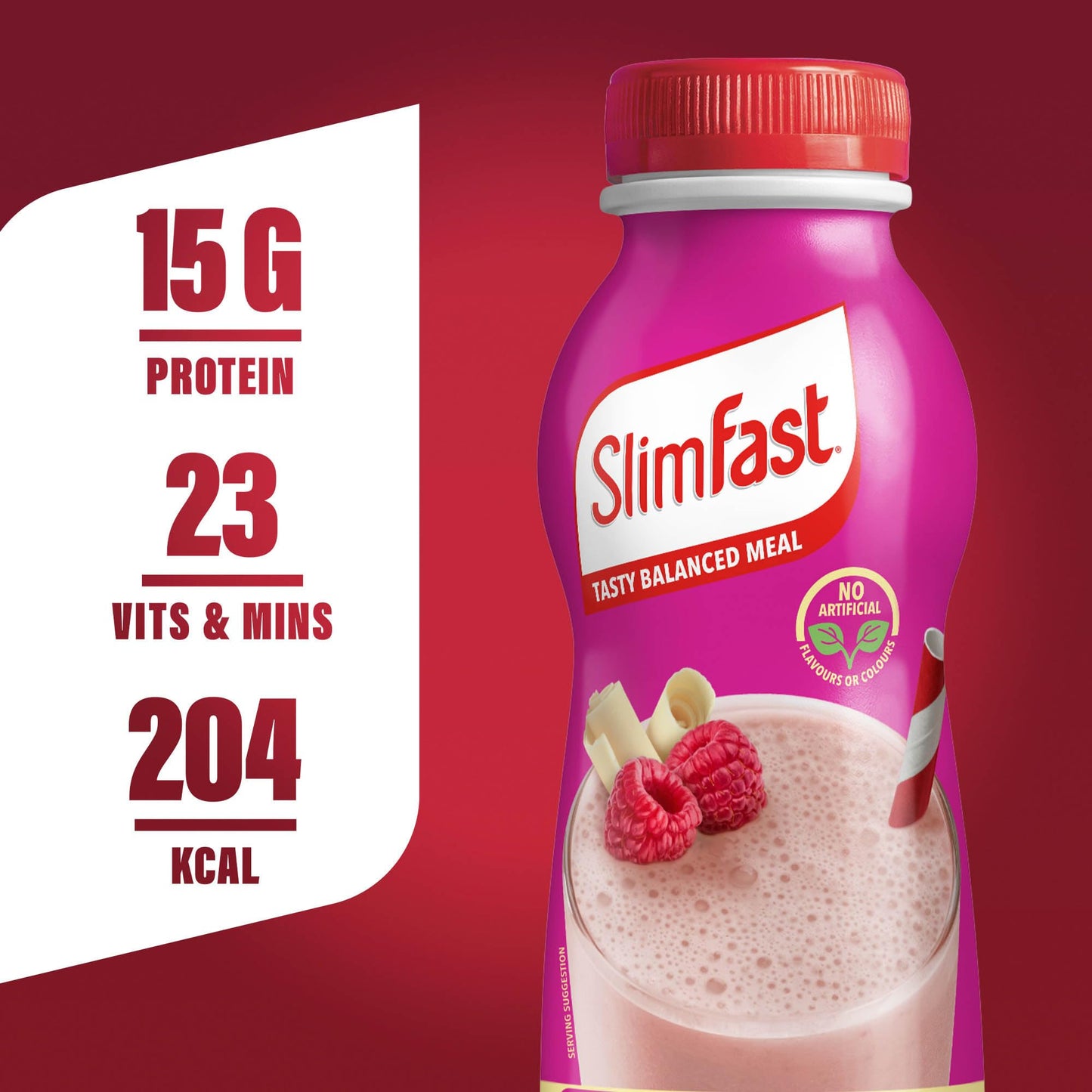 SlimFast Ready To Drink Chocolate Flavour Shake, 6 x 325ml