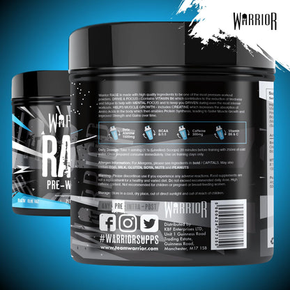 Warrior Rage Pre Workout Powder 392g