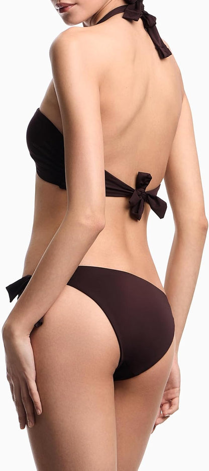 Emporio Armani Women's Bandeau+Brief Bikini Bikini Set (Pack of 2)