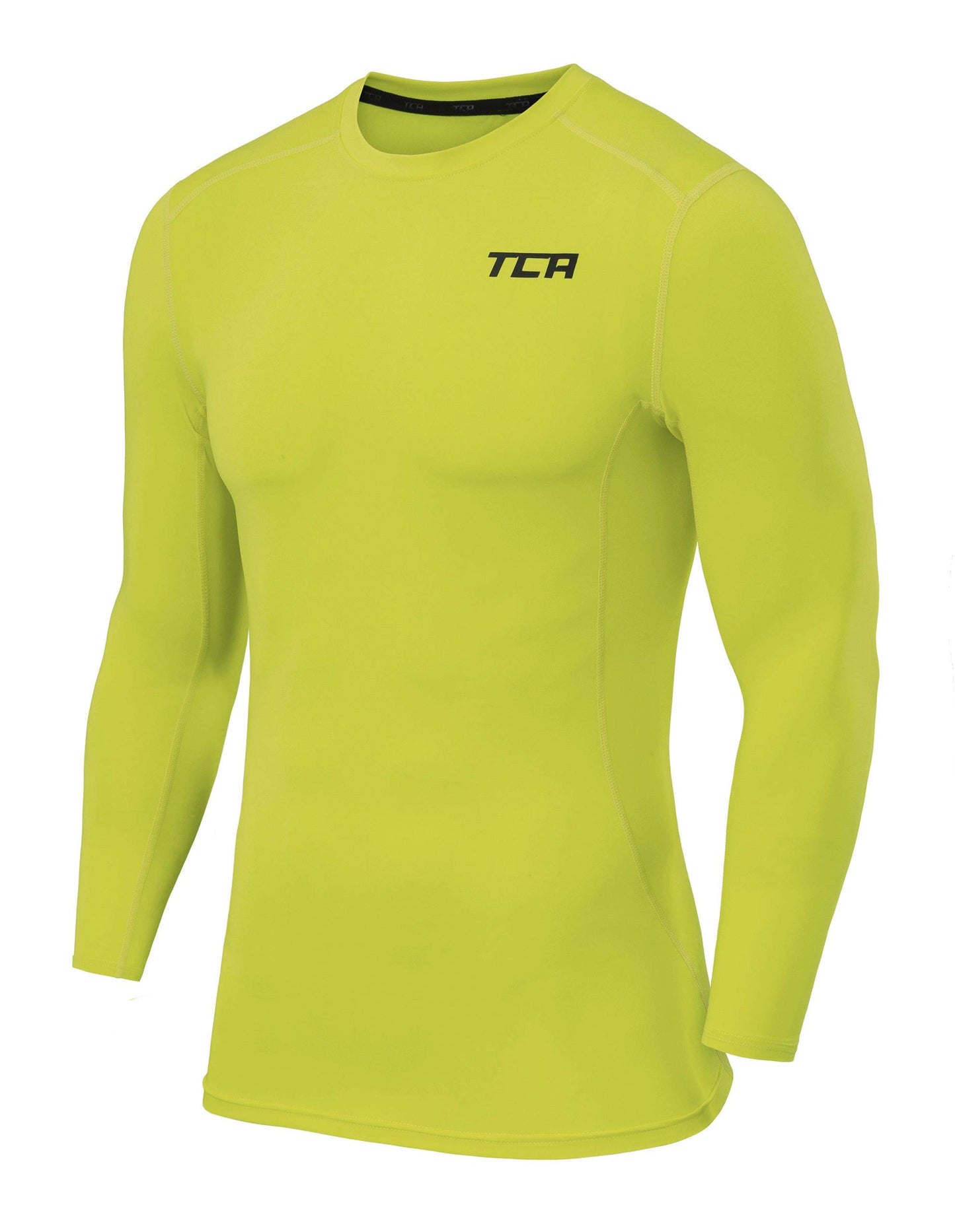 TCA Boys Pro Performance Compression Shirt Long Sleeve Top Compression Tops for Boys Base Layers Boys