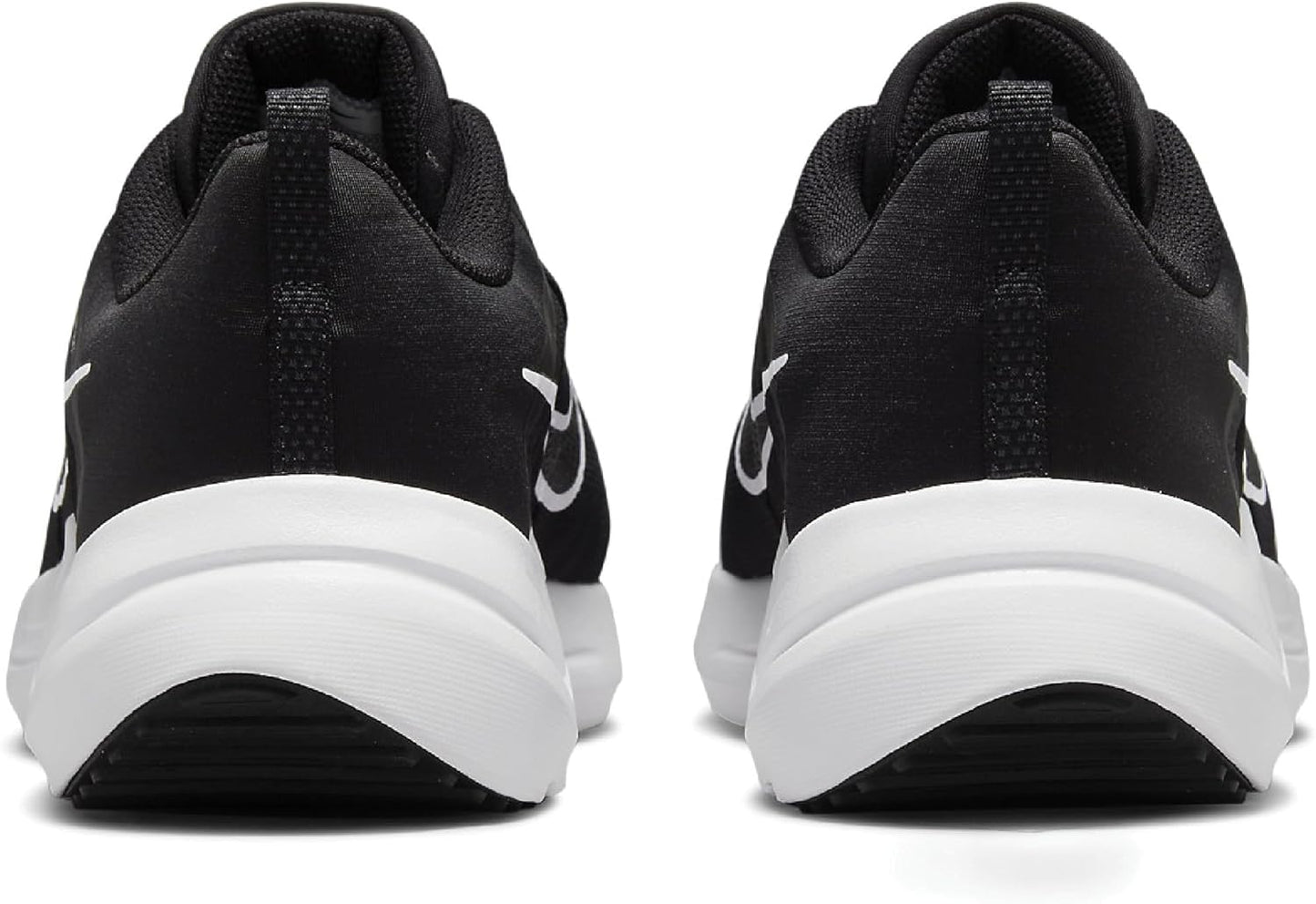 NIKE Men's Downshifter 12 Sneaker, Black White Dk Smoke Grey Pure Platinum, 10 UK
