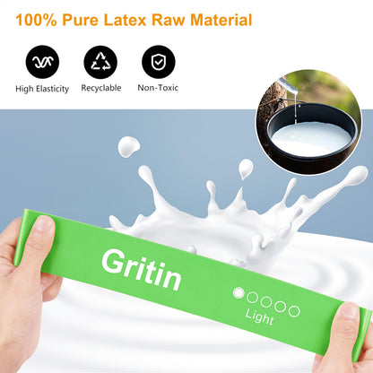 Gritin Resistance Bands, Set of 5