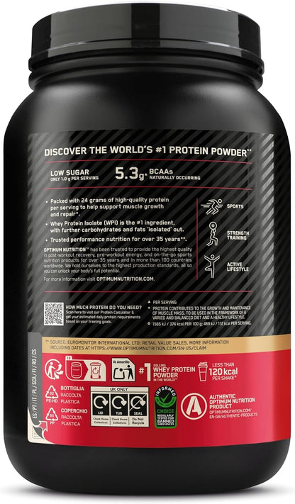Optimum Nutrition Gold Standard 100% Whey Protein Powder