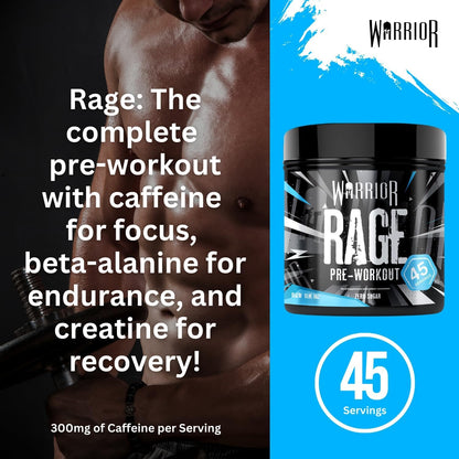 Warrior Rage Pre Workout Powder 392g