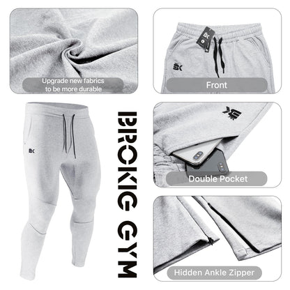 BROKIG Mens Gym Joggers Sweatpants