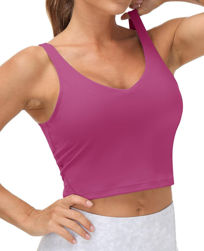 Women’s Longline Sports Bra Wirefree Padded