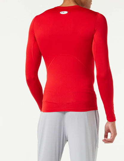 Under Armour Men's Ua Hg Armour Comp Ls Long-Sleeve Sports Top, Breathable Long-Sleeved Top for Men (Pack of 1)