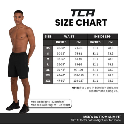TCA Elite Tech Mens Running Shorts with Zip Pockets