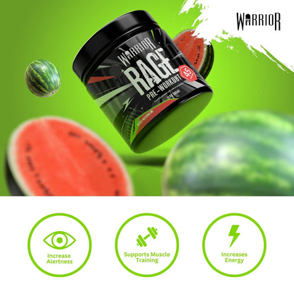 Warrior Rage Pre Workout Powder 392g
