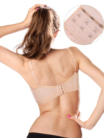 Boao 3 Pieces Mini Camisole Bra Padded Brassiere Tank Top Brassiere Women Sports Bra with Straps