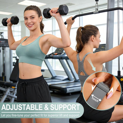 Adjustable Sports Bras for Women: 3 Pack