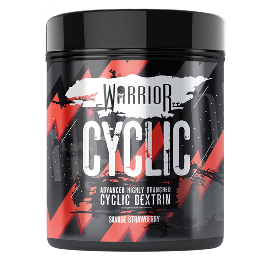 Warrior Cyclic Dextrin 400g - Advanced Pre and Intra-workout Carbohydrate Source - 16 Servings (Savage Strawberry)