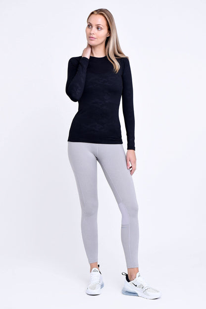 TCA Super Thermal Long Sleeve Women Running, Ski Base Layer - Compression Shirts Woman, Workout Tops for Women