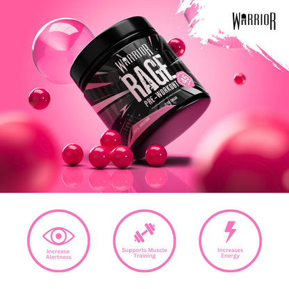 Warrior Rage Pre Workout Powder 392g