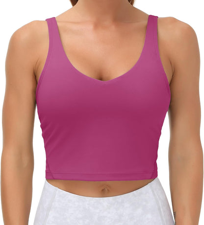 Women’s Longline Sports Bra Wirefree Padded