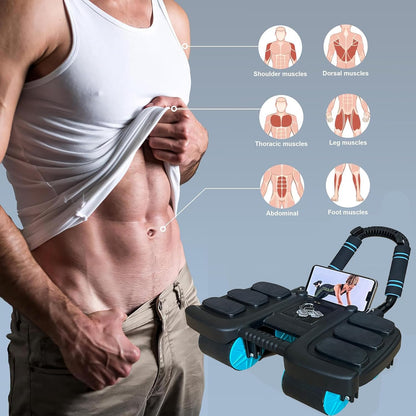 Abdominal wheel roller with Knee Mat