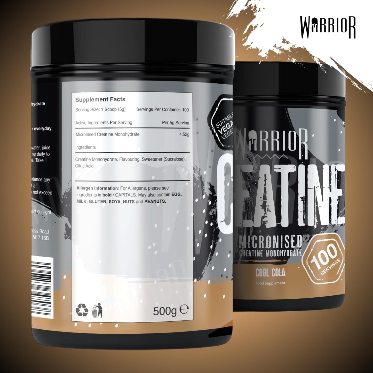 Warrior Creatine Monohydrate Powder 300g