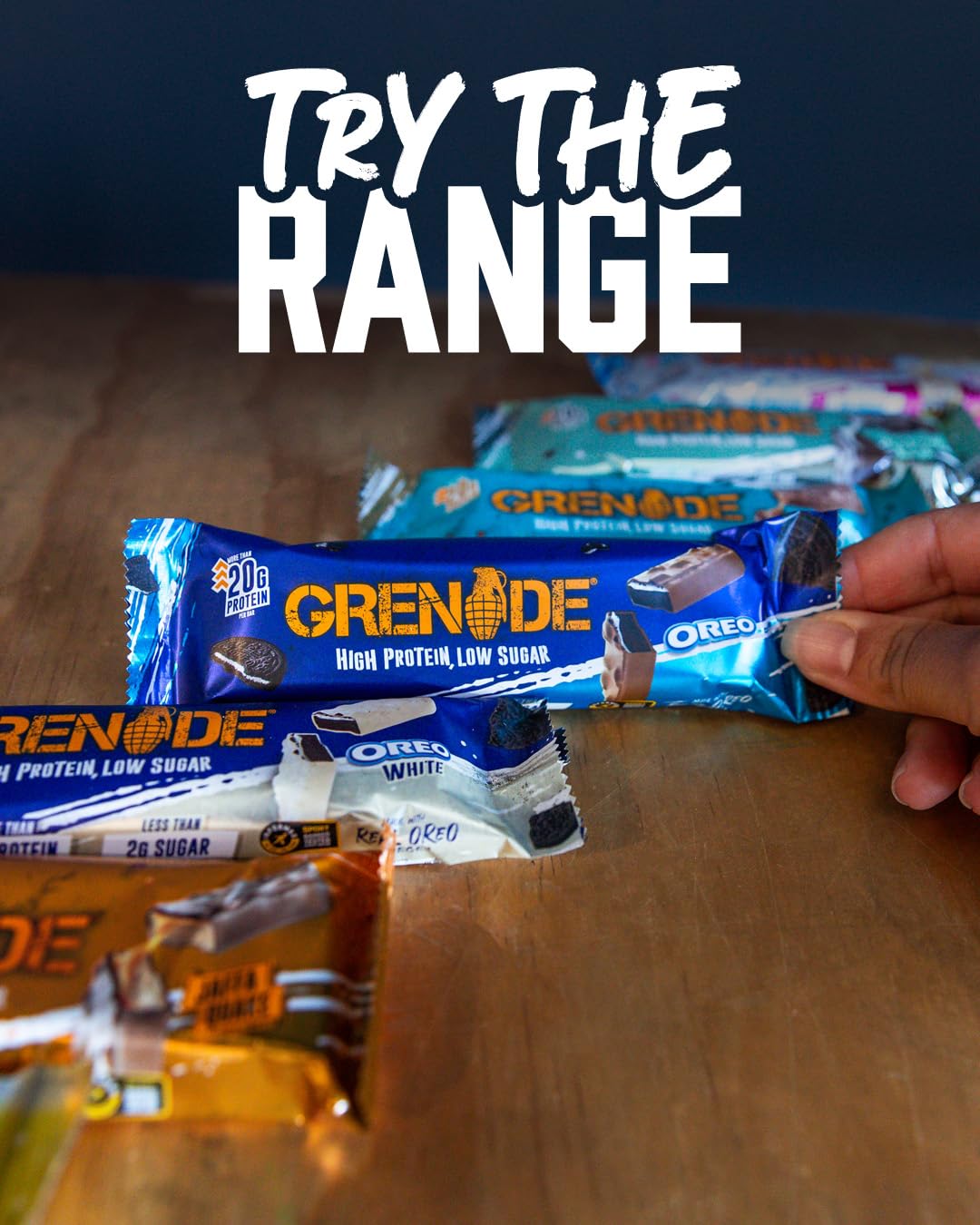 Grenade OREO Protein Bar - High Protein, Low Sugar, 12 x 60 g