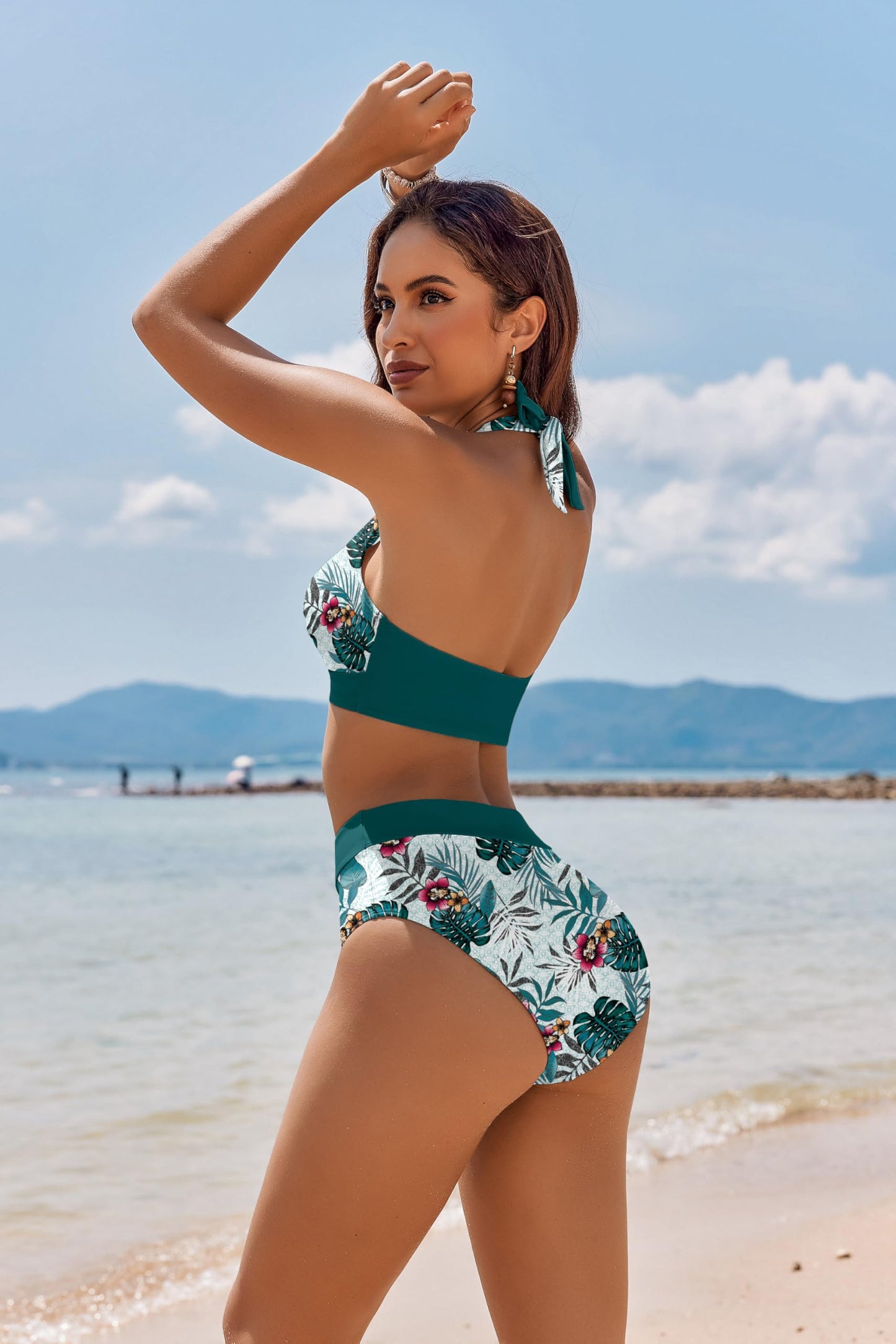 AI'MAGE Women's High Waisted Bikini Set
