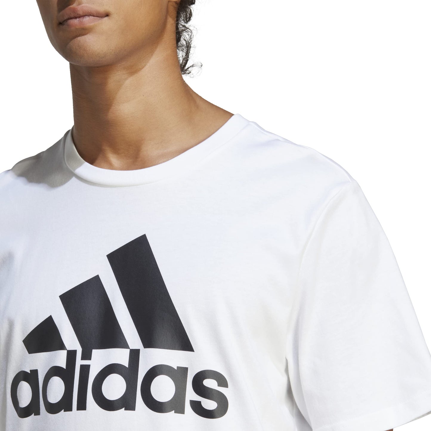 adidas Men's Essentials Single Jersey Big Logo Tee T-Shirt