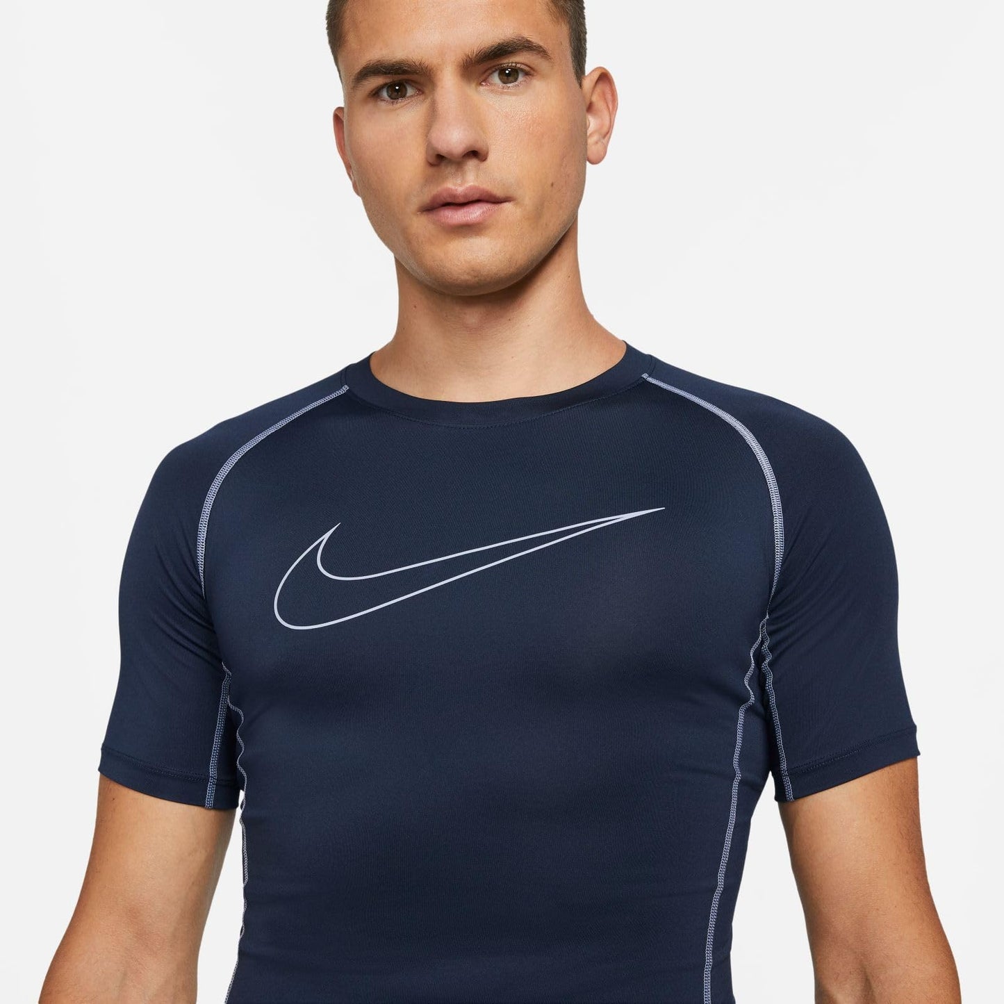 NIKE Men's M Np Df Tight Top Ss T-Shirt