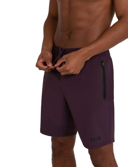 TCA Elite Tech Lightweight Mens Running Shorts Men Gym Shorts with Zip Pockets