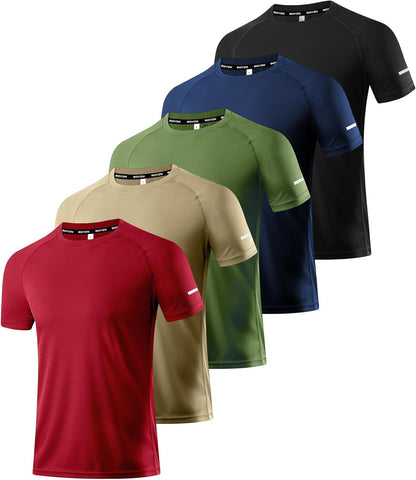 Boyzn 1, 3, 5 or 7 Pack Men's Workout Running Shirts