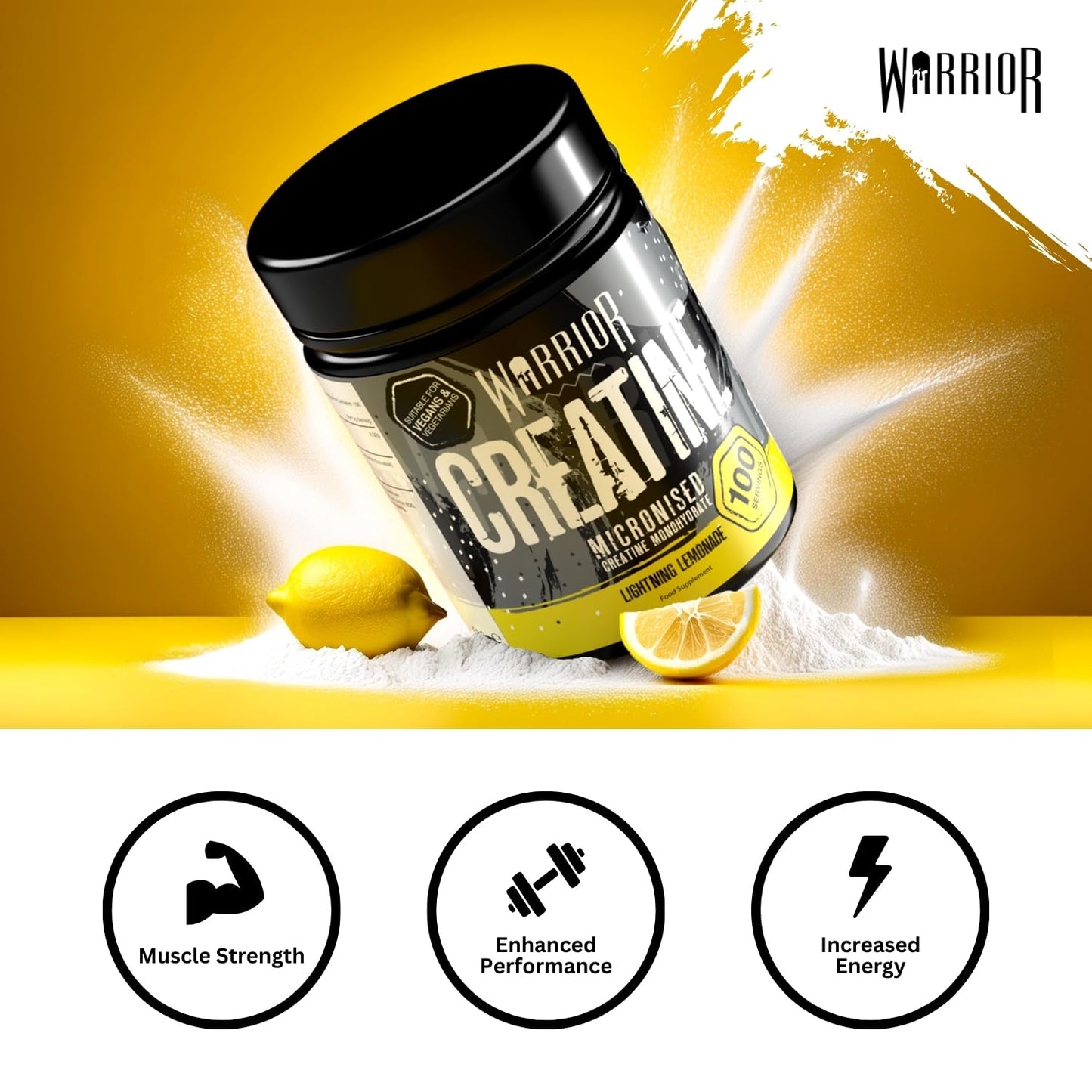 Warrior Creatine Monohydrate Powder 300g