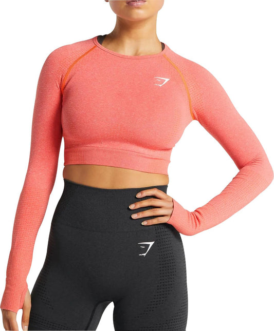 GYMSHARK Vital Seamless 2.0 Crop Long Sleeve