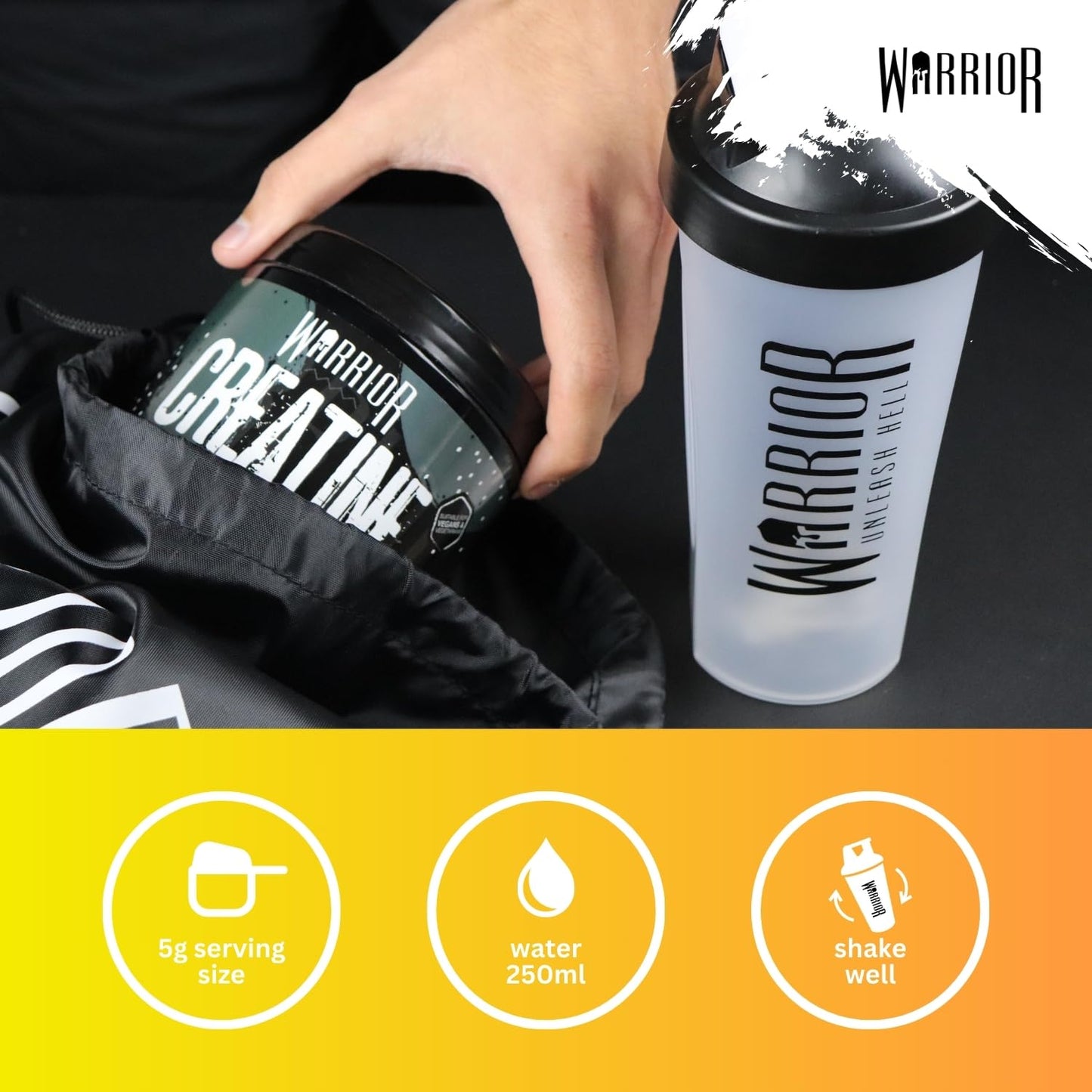 Warrior Creatine Monohydrate Powder 300g