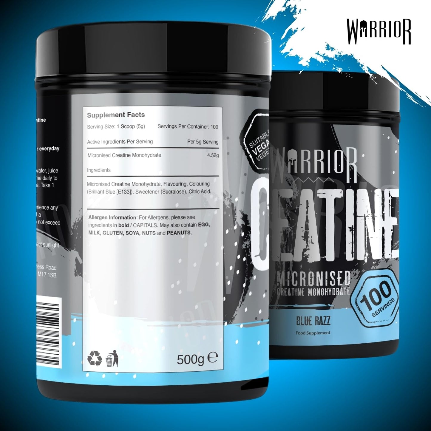 Warrior Creatine Monohydrate Powder 300g