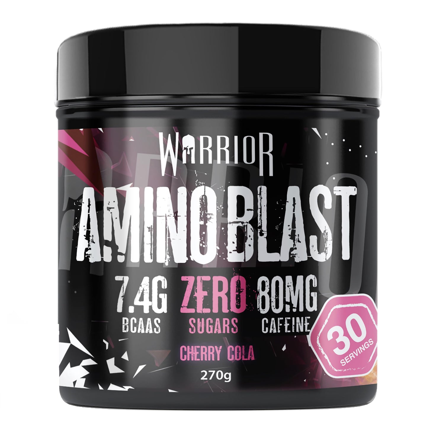 Warrior Amino Blast 270g – BCAA Powder – Branched Chain Amino Acids Supplement, Intra Workout & Recovery, Energy Drink – 30 Servings (Strawberry Kiwi)