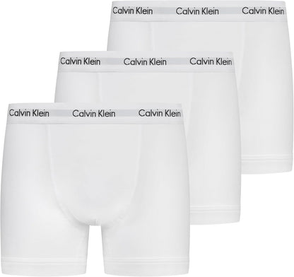Calvin Klein Men’s 3 Pack Trunks with Logo Waistband