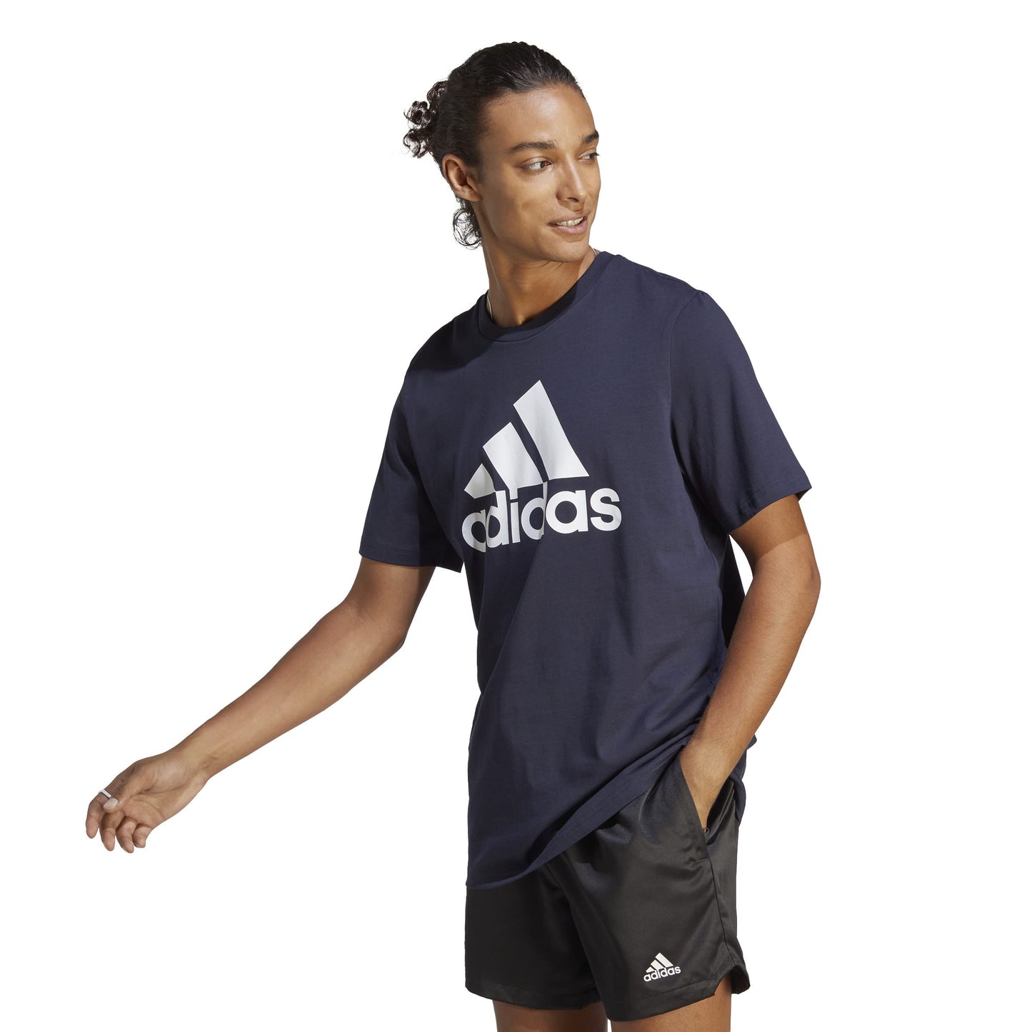 adidas Men's Essentials Single Jersey Big Logo Tee T-Shirt