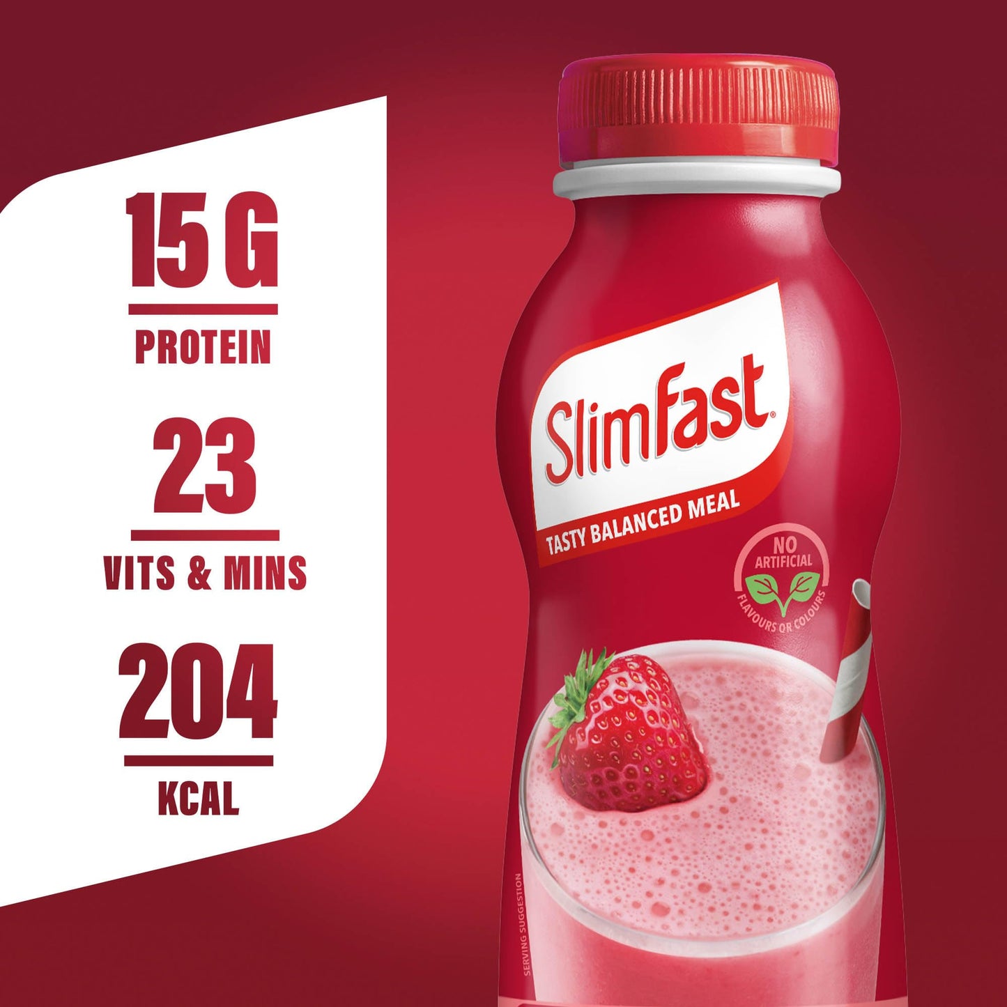 SlimFast Ready To Drink Chocolate Flavour Shake, 6 x 325ml