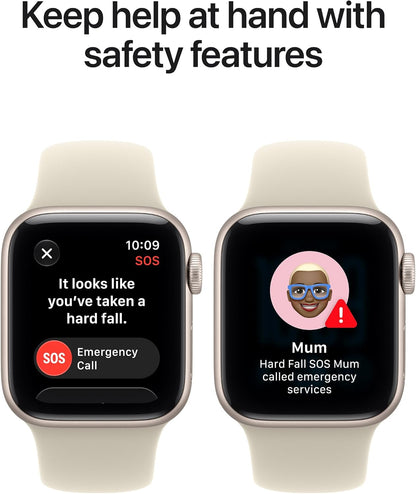 Starlight sport smartwatch with emergency SOS and Mum calling screens