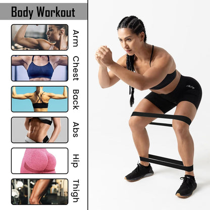 Exercise Bands Resistance Bands for Working Out, Set of 5 Bands