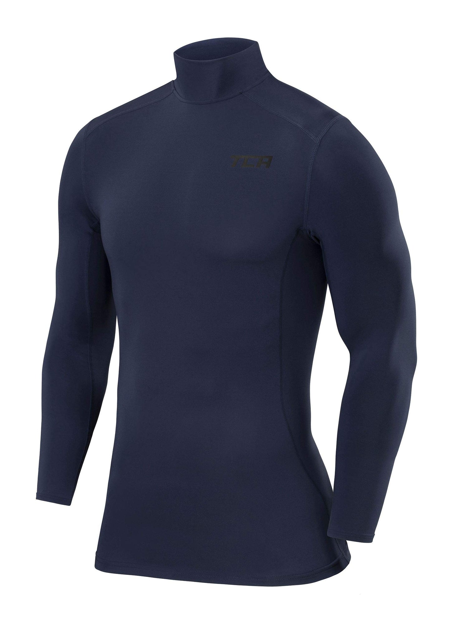 TCA Boys' Pro Performance Compression Base Layer Long Sleeve Top - Mock Neck