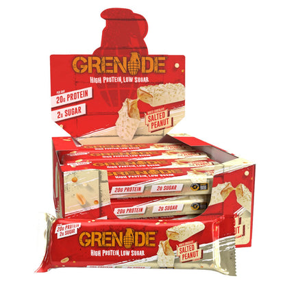 Grenade High Protein, Low Sugar Bar - White Chocolate Cookie, 12 x 60 g