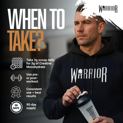 Warrior Creatine Monohydrate Powder 300g