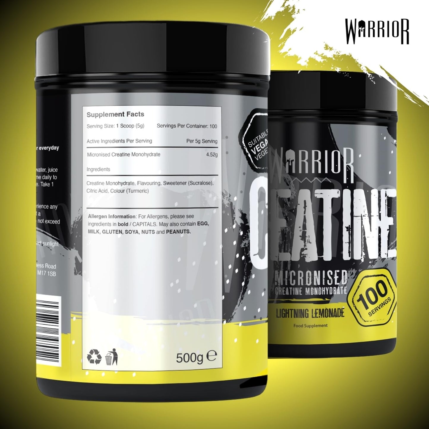 Warrior Creatine Monohydrate Powder 300g