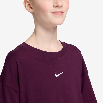 NIKE Girl's G NSW Tee Boxy Essntl Lbr Shirt
