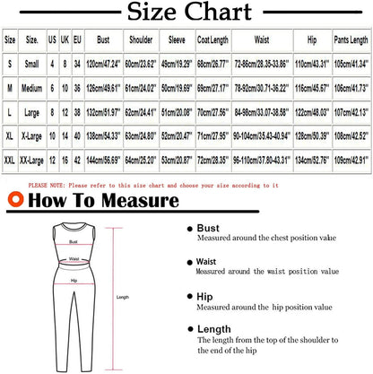 Two Piece Set for Women Full Zipper Jackets and Trousers Set
