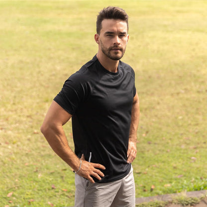 ZENGVEE 3 Pack Gym Shirts Men