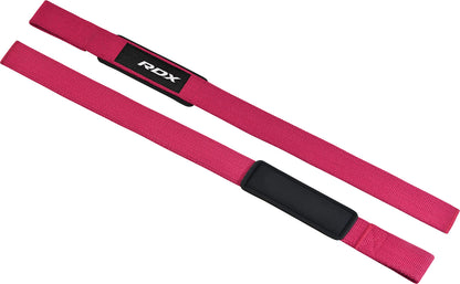 RDX Weight Lifting Straps Deadlifting Powerlifting, 5MM Neoprene Wrist Support, Anti Slip 60CM Hand Bar Grip, Heavy Duty Bodybuilding Weightlifting Workout, Soft Cotton, Strength Training Gym Fitness