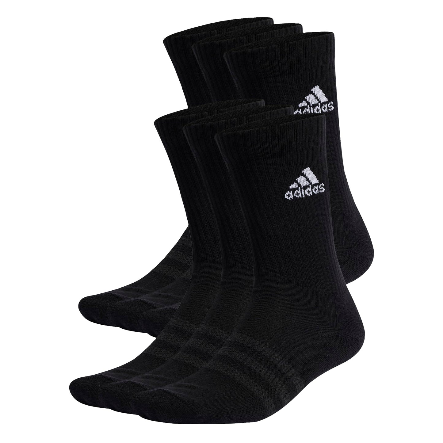 adidas Unisex Cushioned Sportswear Crew Socks 6 Pairs Crew Socks (pack of 6)