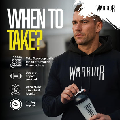 Warrior Creatine Monohydrate Powder 300g