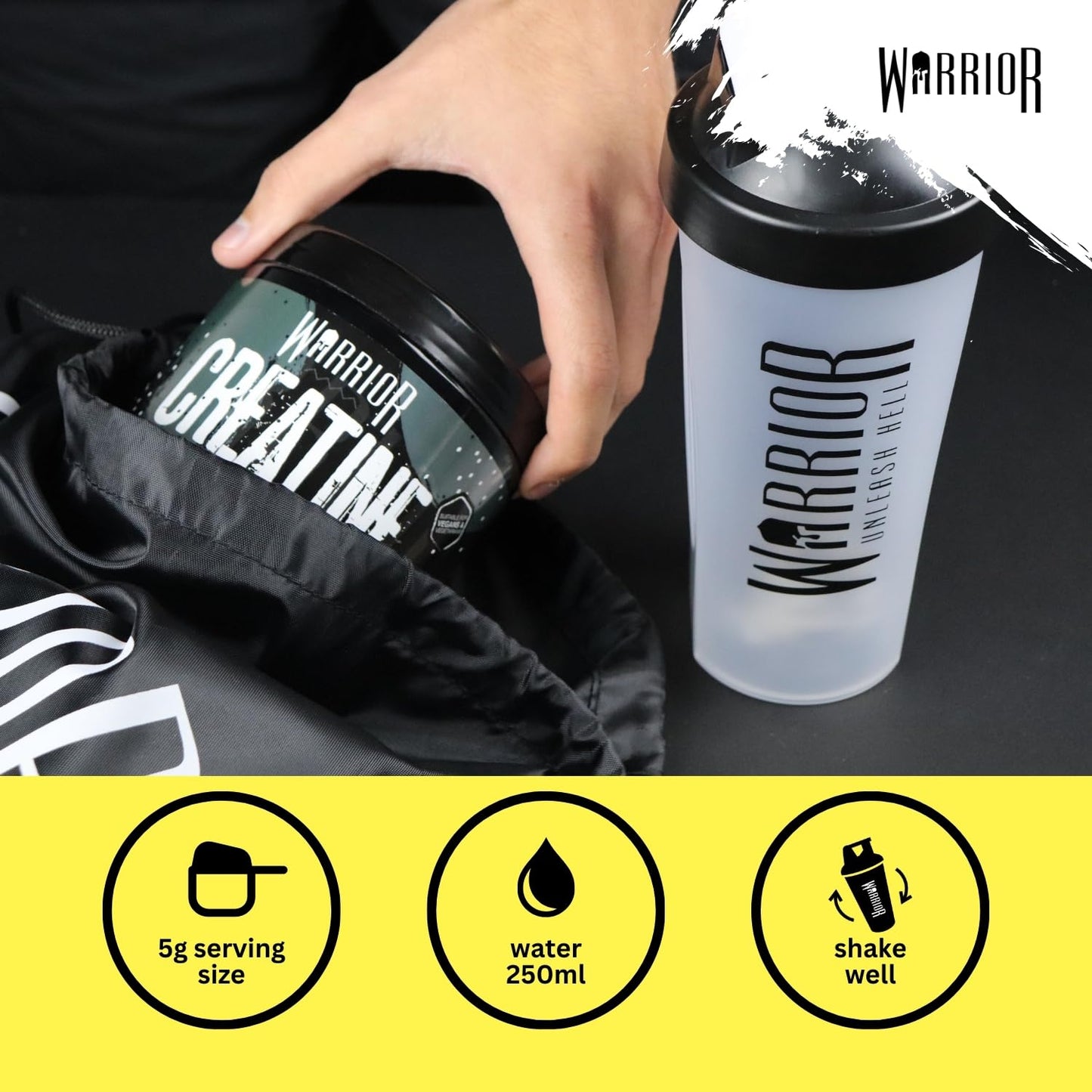 Warrior Creatine Monohydrate Powder 300g
